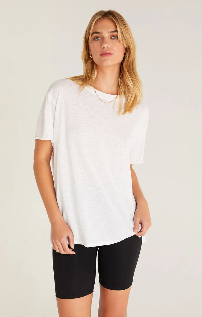 Z SUPPLY - REBEL OVERSIZED TEE WHITE